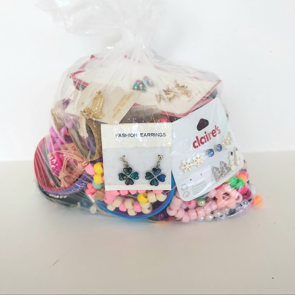 Jewelry Bag  Multicolor Kids Jewelry For Girls Claires All Wearable 2lb